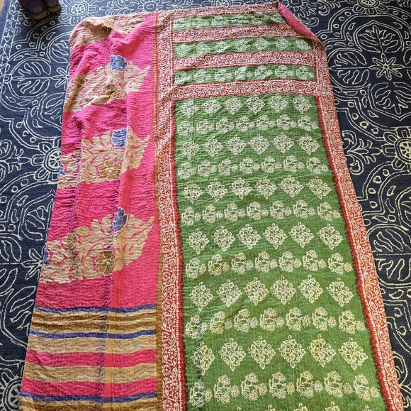 Artisan Other - Kantha Quilted Blanket 55×85